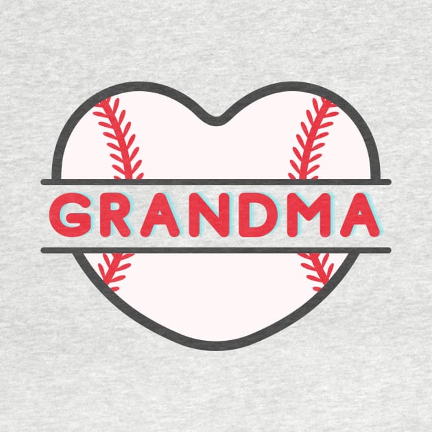 Softball Grandma by Sport-tees by Marino's
